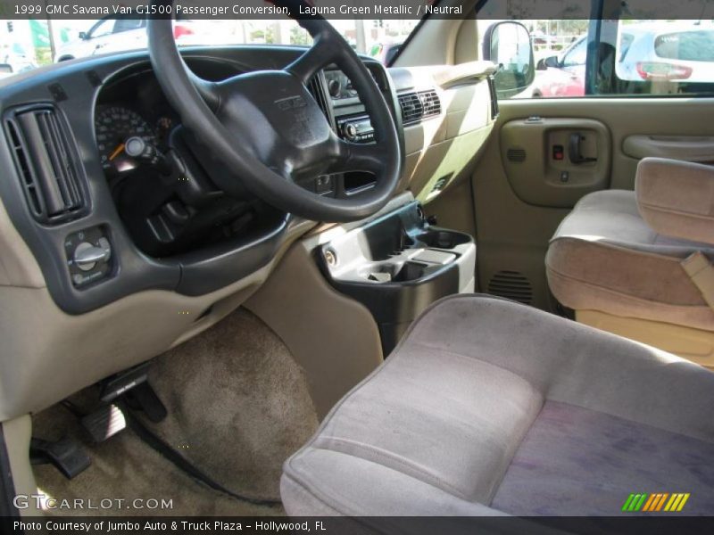 Laguna Green Metallic / Neutral 1999 GMC Savana Van G1500 Passenger Conversion