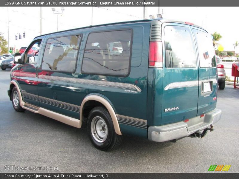 Laguna Green Metallic / Neutral 1999 GMC Savana Van G1500 Passenger Conversion