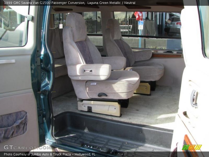 Laguna Green Metallic / Neutral 1999 GMC Savana Van G1500 Passenger Conversion