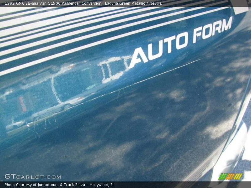 Laguna Green Metallic / Neutral 1999 GMC Savana Van G1500 Passenger Conversion