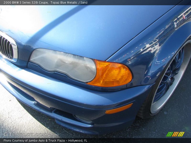 Topaz Blue Metallic / Sand 2000 BMW 3 Series 328i Coupe