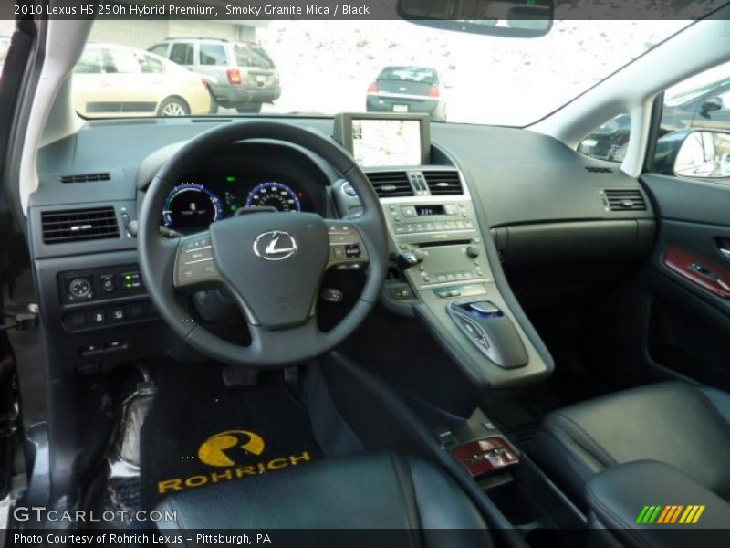 Dashboard of 2010 HS 250h Hybrid Premium