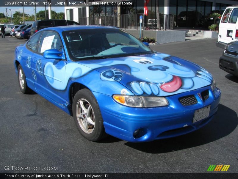 Medium Gulf Blue Metallic / Graphite 1999 Pontiac Grand Prix GT Coupe