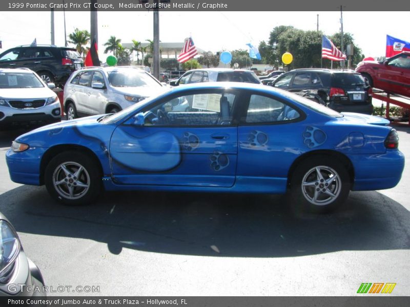 Medium Gulf Blue Metallic / Graphite 1999 Pontiac Grand Prix GT Coupe