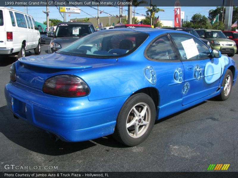 Medium Gulf Blue Metallic / Graphite 1999 Pontiac Grand Prix GT Coupe
