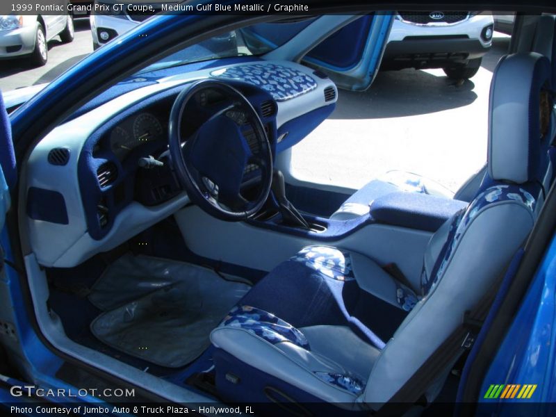 Medium Gulf Blue Metallic / Graphite 1999 Pontiac Grand Prix GT Coupe
