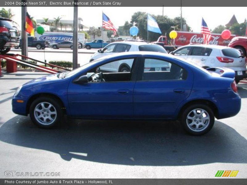 Electric Blue Pearlcoat / Dark Slate Gray 2004 Dodge Neon SXT