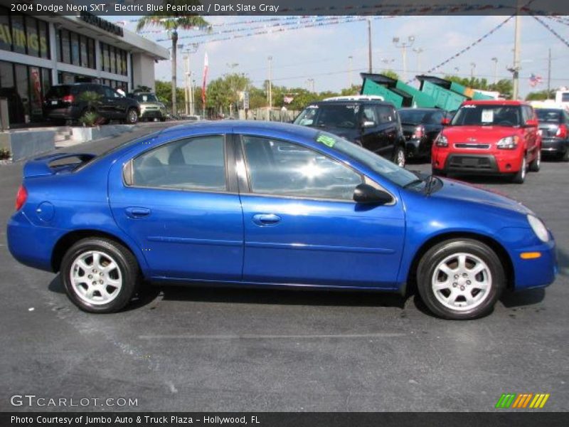 Electric Blue Pearlcoat / Dark Slate Gray 2004 Dodge Neon SXT