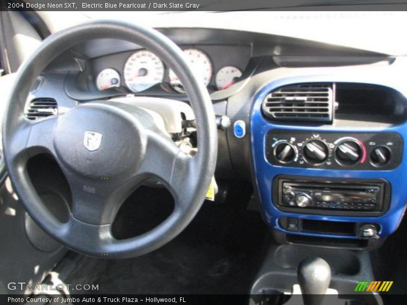 Electric Blue Pearlcoat / Dark Slate Gray 2004 Dodge Neon SXT