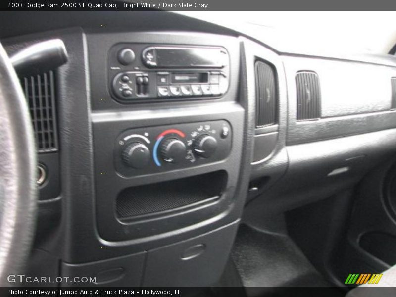 Bright White / Dark Slate Gray 2003 Dodge Ram 2500 ST Quad Cab