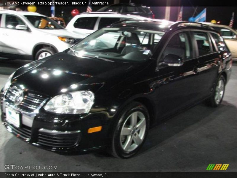 Black Uni / Anthracite 2009 Volkswagen Jetta S SportWagen