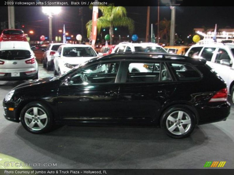 Black Uni / Anthracite 2009 Volkswagen Jetta S SportWagen