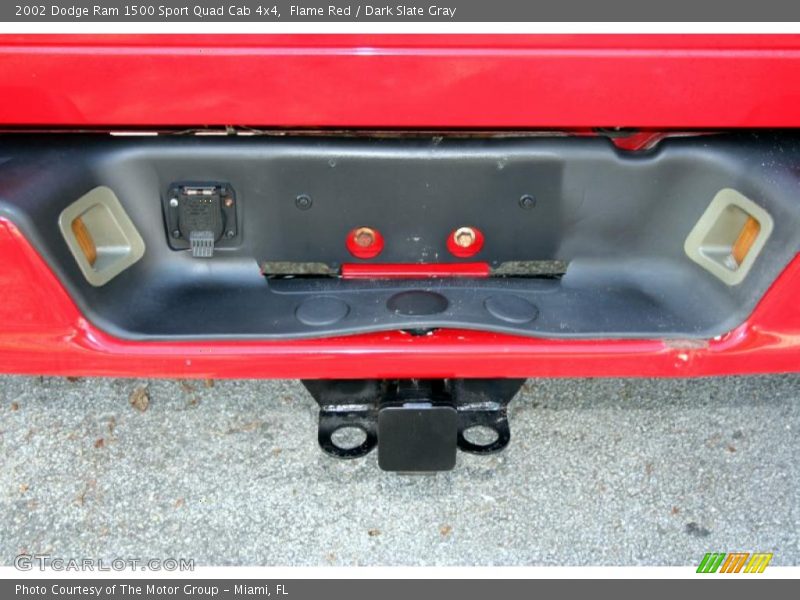 Flame Red / Dark Slate Gray 2002 Dodge Ram 1500 Sport Quad Cab 4x4