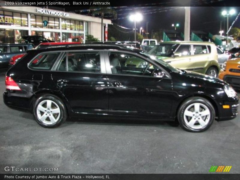 Black Uni / Anthracite 2009 Volkswagen Jetta S SportWagen