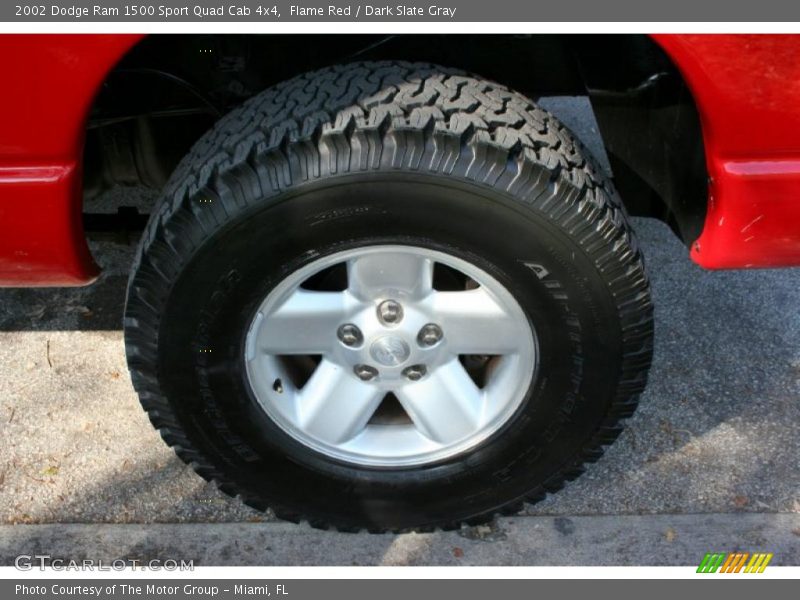 Flame Red / Dark Slate Gray 2002 Dodge Ram 1500 Sport Quad Cab 4x4