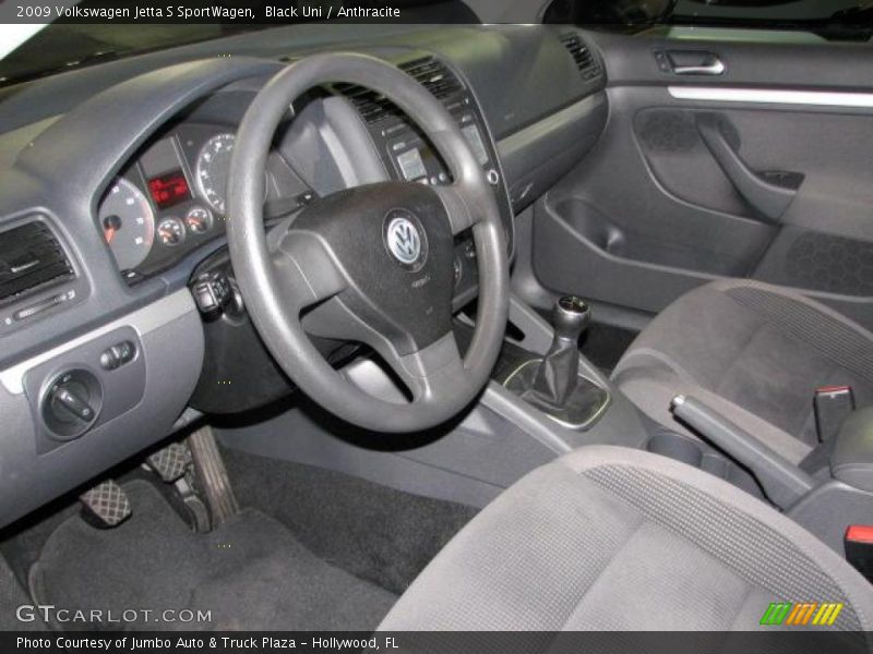Black Uni / Anthracite 2009 Volkswagen Jetta S SportWagen
