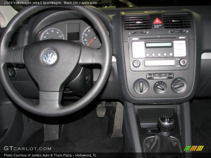 Black Uni / Anthracite 2009 Volkswagen Jetta S SportWagen