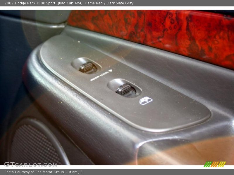 Flame Red / Dark Slate Gray 2002 Dodge Ram 1500 Sport Quad Cab 4x4