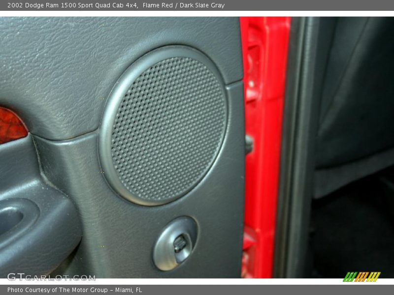 Flame Red / Dark Slate Gray 2002 Dodge Ram 1500 Sport Quad Cab 4x4