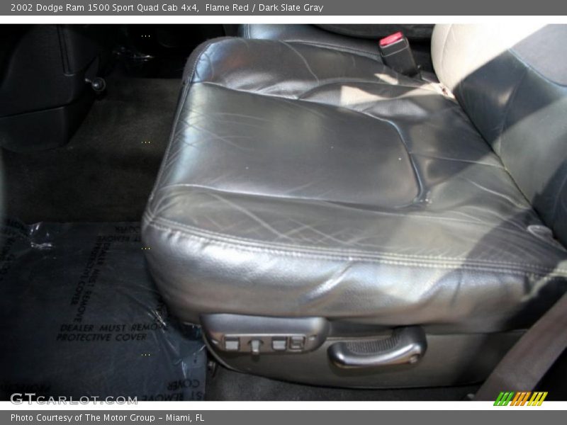 Flame Red / Dark Slate Gray 2002 Dodge Ram 1500 Sport Quad Cab 4x4