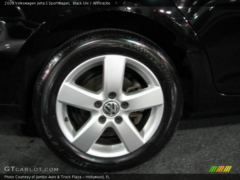Black Uni / Anthracite 2009 Volkswagen Jetta S SportWagen