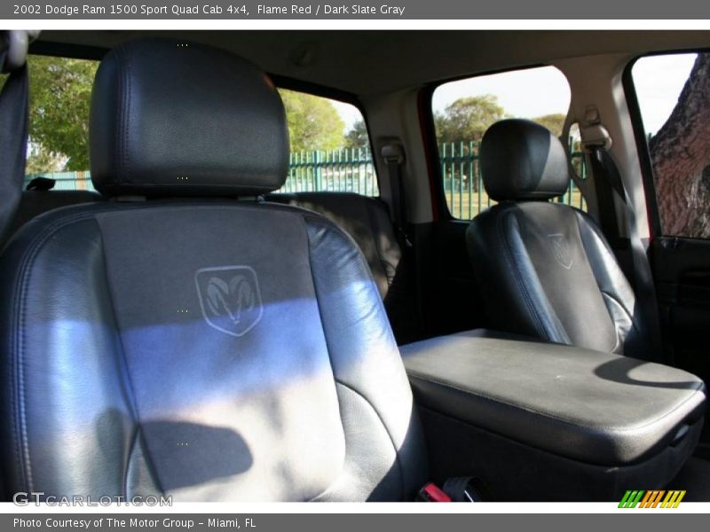 Flame Red / Dark Slate Gray 2002 Dodge Ram 1500 Sport Quad Cab 4x4