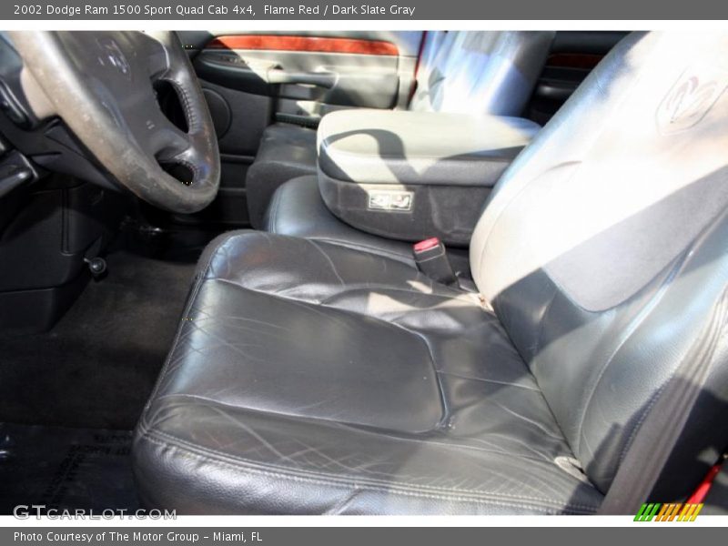 Flame Red / Dark Slate Gray 2002 Dodge Ram 1500 Sport Quad Cab 4x4