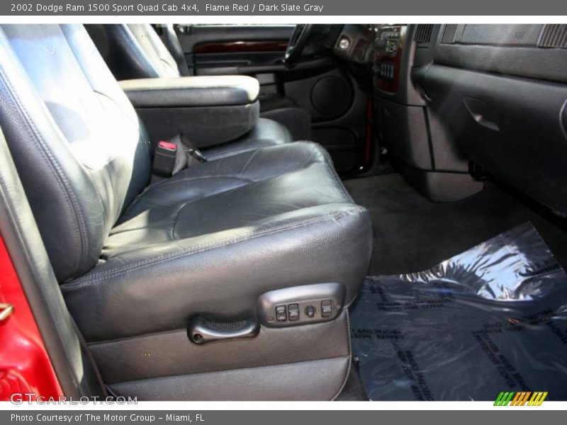 Flame Red / Dark Slate Gray 2002 Dodge Ram 1500 Sport Quad Cab 4x4