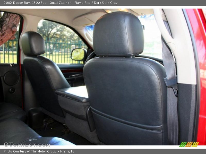 Flame Red / Dark Slate Gray 2002 Dodge Ram 1500 Sport Quad Cab 4x4