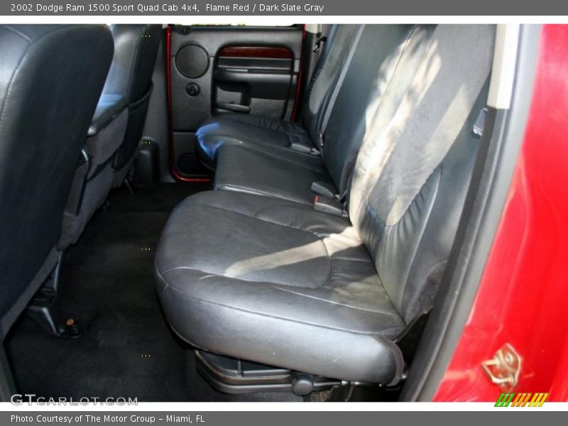 Flame Red / Dark Slate Gray 2002 Dodge Ram 1500 Sport Quad Cab 4x4