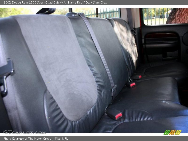 Flame Red / Dark Slate Gray 2002 Dodge Ram 1500 Sport Quad Cab 4x4