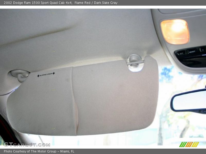 Flame Red / Dark Slate Gray 2002 Dodge Ram 1500 Sport Quad Cab 4x4