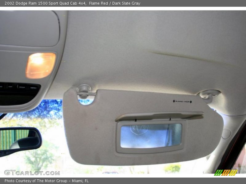 Flame Red / Dark Slate Gray 2002 Dodge Ram 1500 Sport Quad Cab 4x4