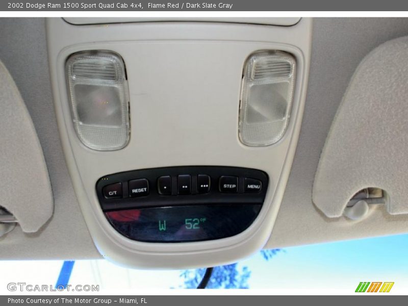 Flame Red / Dark Slate Gray 2002 Dodge Ram 1500 Sport Quad Cab 4x4