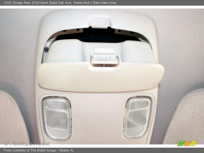 Flame Red / Dark Slate Gray 2002 Dodge Ram 1500 Sport Quad Cab 4x4