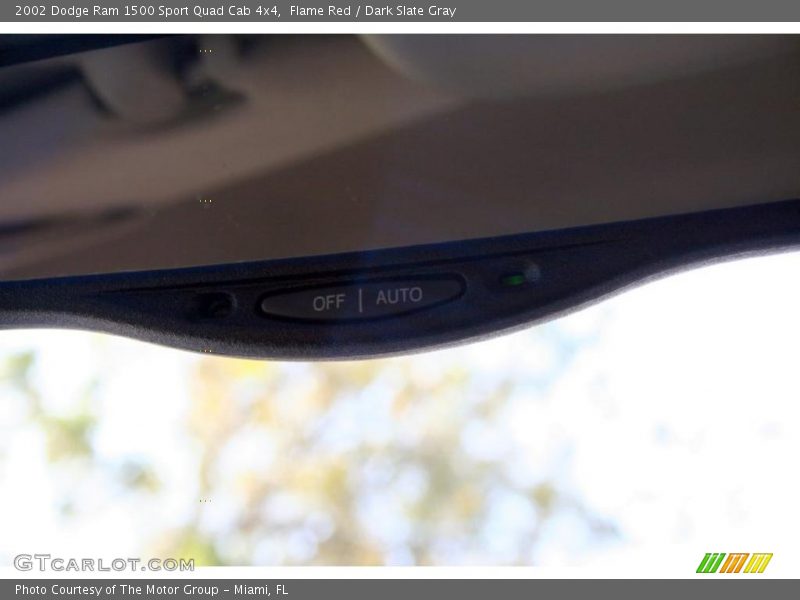 Flame Red / Dark Slate Gray 2002 Dodge Ram 1500 Sport Quad Cab 4x4