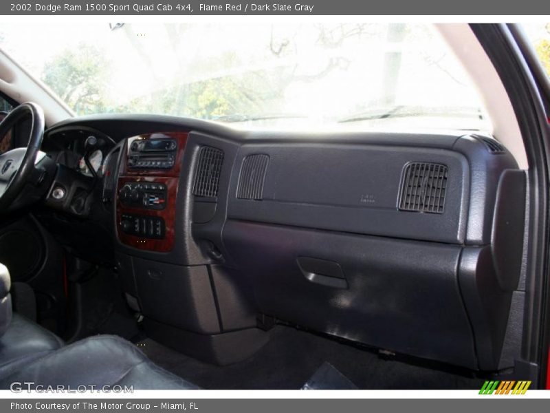 Flame Red / Dark Slate Gray 2002 Dodge Ram 1500 Sport Quad Cab 4x4