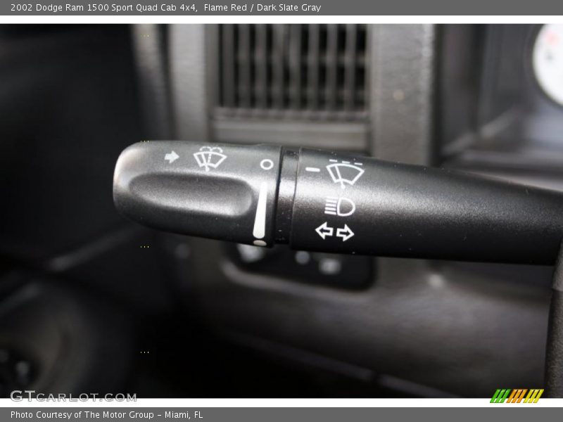 Flame Red / Dark Slate Gray 2002 Dodge Ram 1500 Sport Quad Cab 4x4