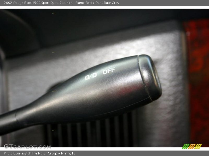 Flame Red / Dark Slate Gray 2002 Dodge Ram 1500 Sport Quad Cab 4x4