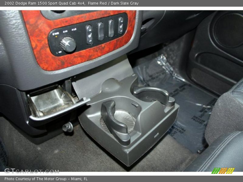Flame Red / Dark Slate Gray 2002 Dodge Ram 1500 Sport Quad Cab 4x4