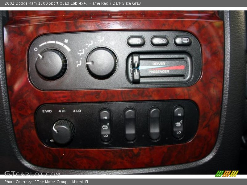 Flame Red / Dark Slate Gray 2002 Dodge Ram 1500 Sport Quad Cab 4x4