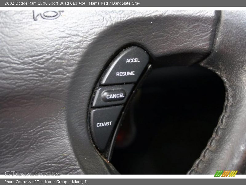 Flame Red / Dark Slate Gray 2002 Dodge Ram 1500 Sport Quad Cab 4x4