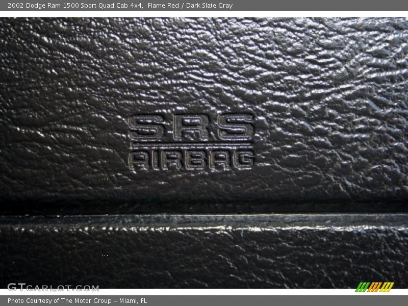 Flame Red / Dark Slate Gray 2002 Dodge Ram 1500 Sport Quad Cab 4x4