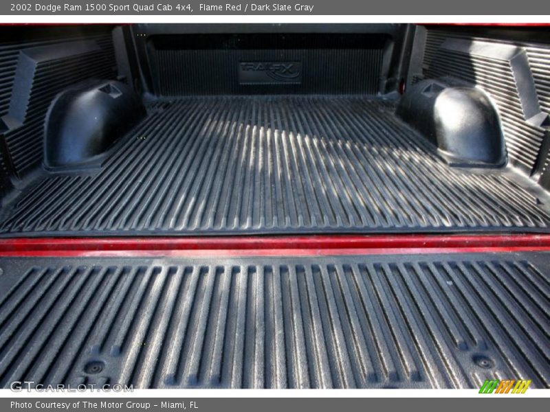 Flame Red / Dark Slate Gray 2002 Dodge Ram 1500 Sport Quad Cab 4x4