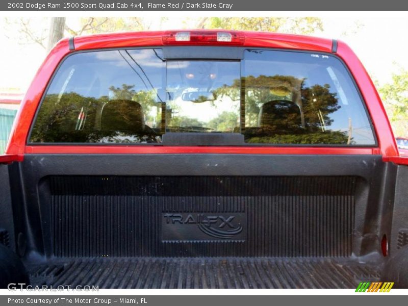 Flame Red / Dark Slate Gray 2002 Dodge Ram 1500 Sport Quad Cab 4x4