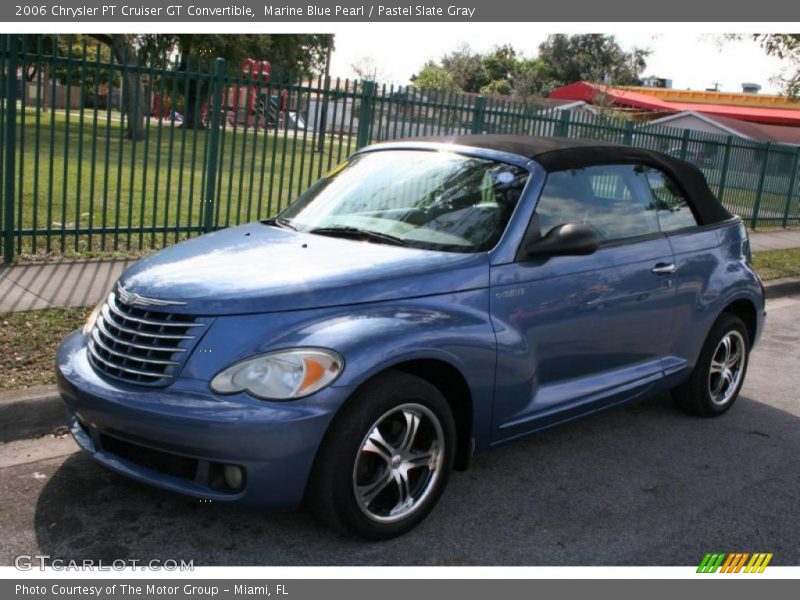 Marine Blue Pearl / Pastel Slate Gray 2006 Chrysler PT Cruiser GT Convertible