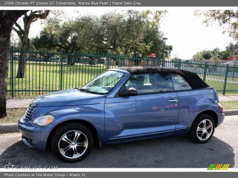 Marine Blue Pearl / Pastel Slate Gray 2006 Chrysler PT Cruiser GT Convertible