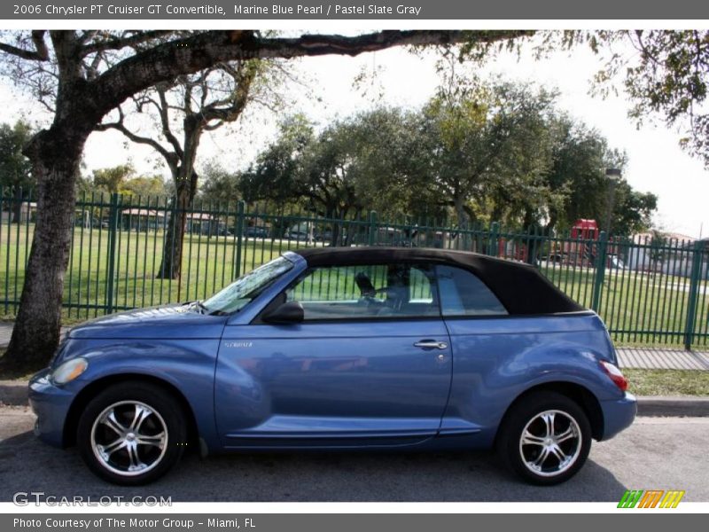 Marine Blue Pearl / Pastel Slate Gray 2006 Chrysler PT Cruiser GT Convertible