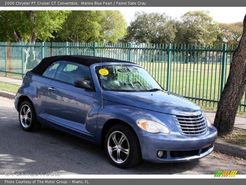 Marine Blue Pearl / Pastel Slate Gray 2006 Chrysler PT Cruiser GT Convertible