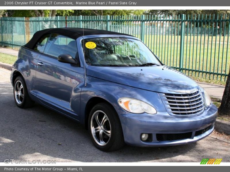 Marine Blue Pearl / Pastel Slate Gray 2006 Chrysler PT Cruiser GT Convertible